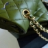 Chanel 2.55 genuine Lambskin green